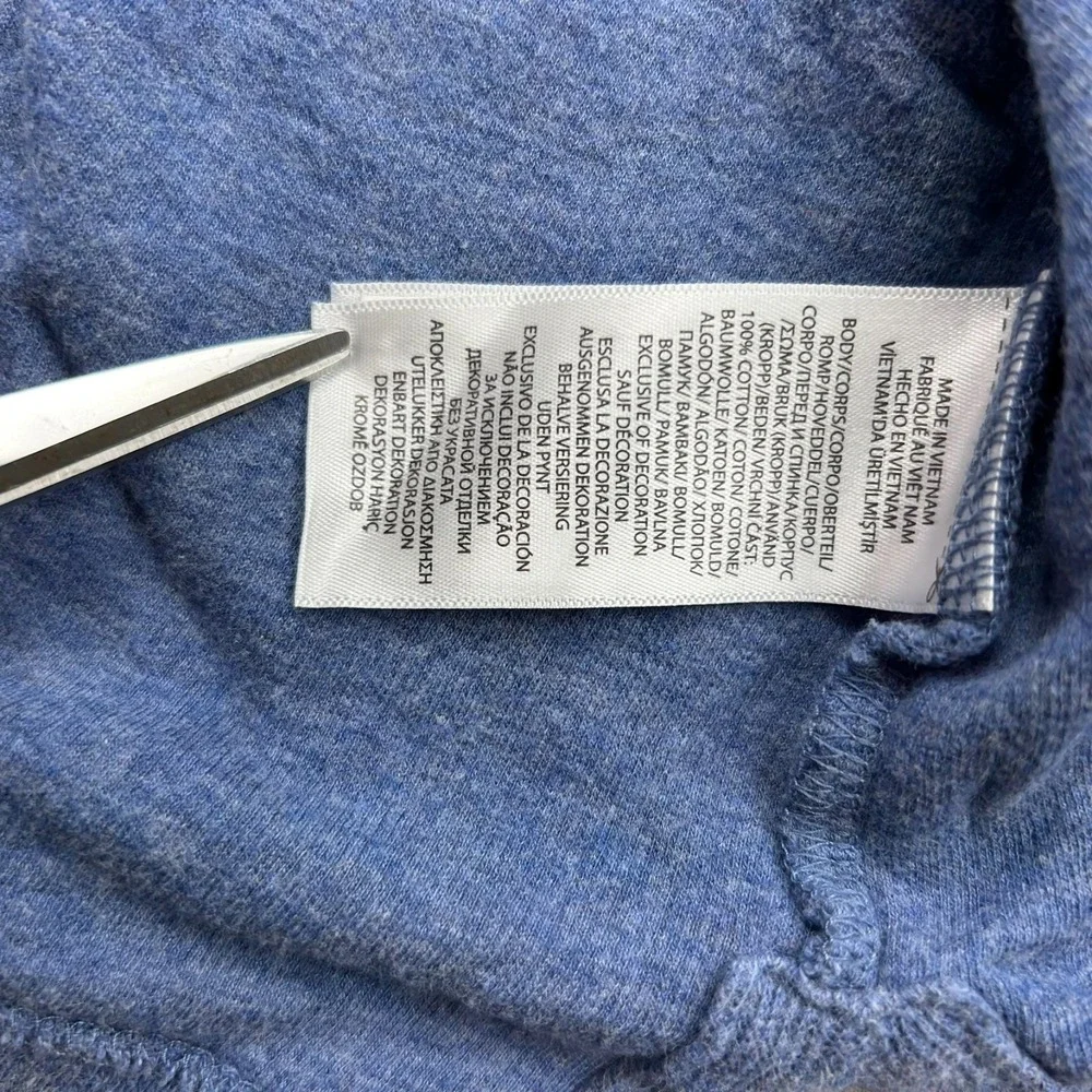 Polo Ralph Lauren Estate Rib 1/4 Zip‎ Sweater Mens Large Blue Long Sleeve
